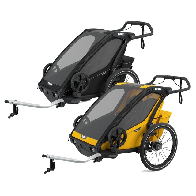 Thule Chariot Sport 2 Spectra Yellow on Black