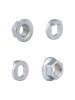 Hyena Hub Part Hyena Axle Nut/Washer Kit Silver Rear