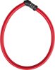 Abus Kabelschloss 4408C/65 Code ohne Halter rot 