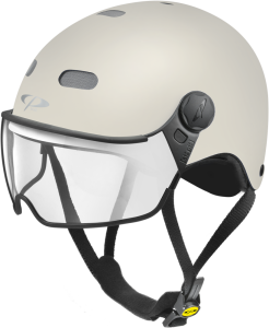 CP Bike CARACHILLO Urban Helmet visor clear stone s.t. M