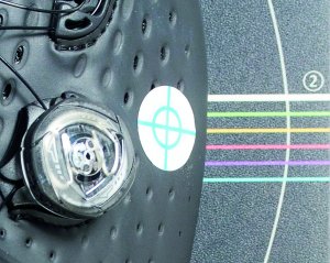 Bikefitting Sticker-Rolle für  Einstellgerät Schuhplatten